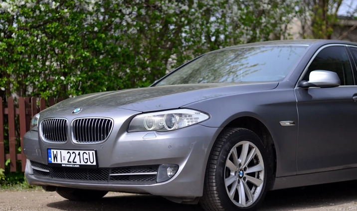 BMW Seria 5 cena 48750 przebieg: 253300, rok produkcji 2013 z Warszawa małe 154